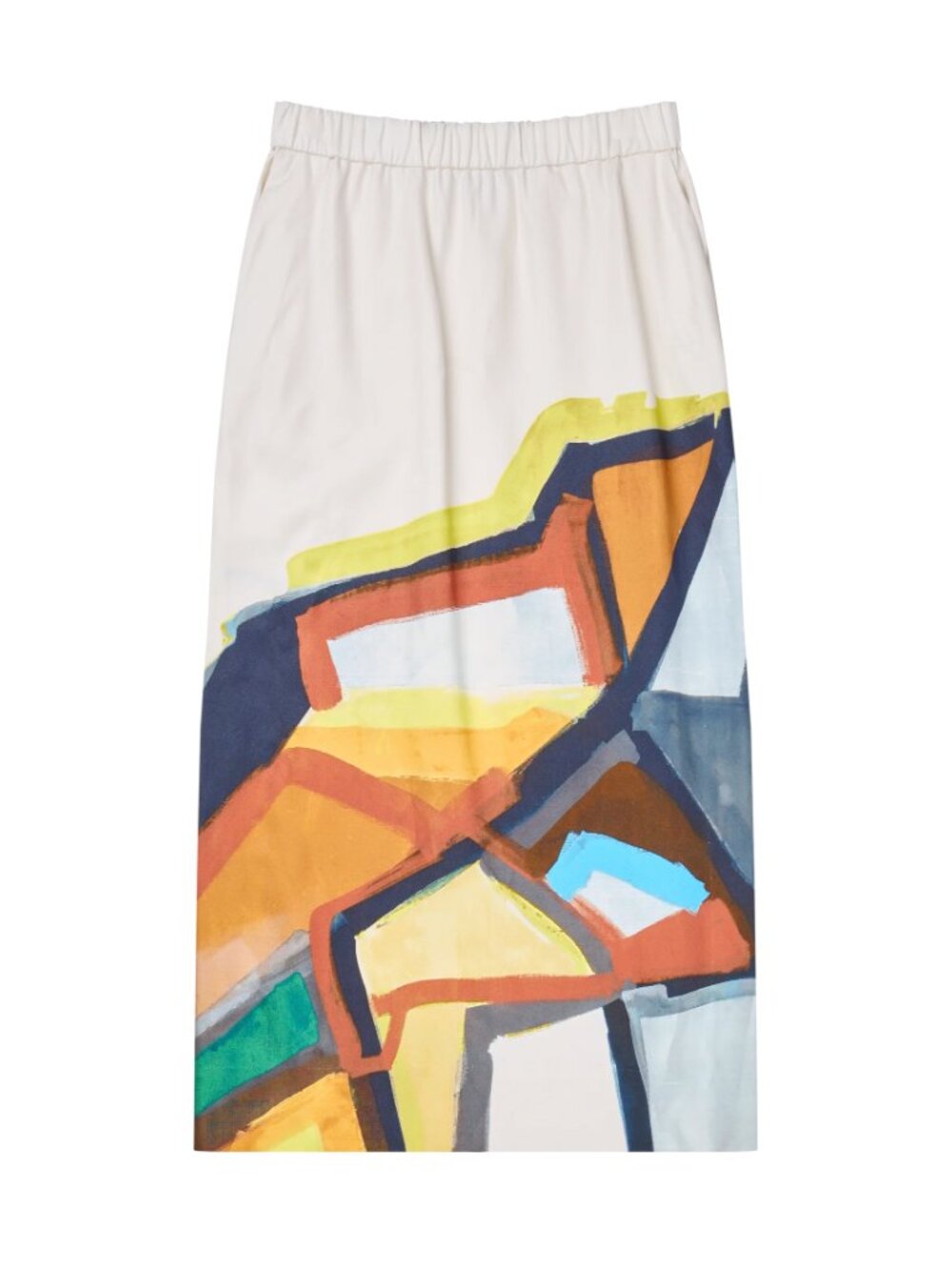 Munthe "Rocky" Skirt in Ivory/Multicolour, size 36 (size Small).
